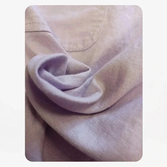 Northern Reflections Linen Blend Lilac  Capri Pants Size 4 - Picture 10 of 10